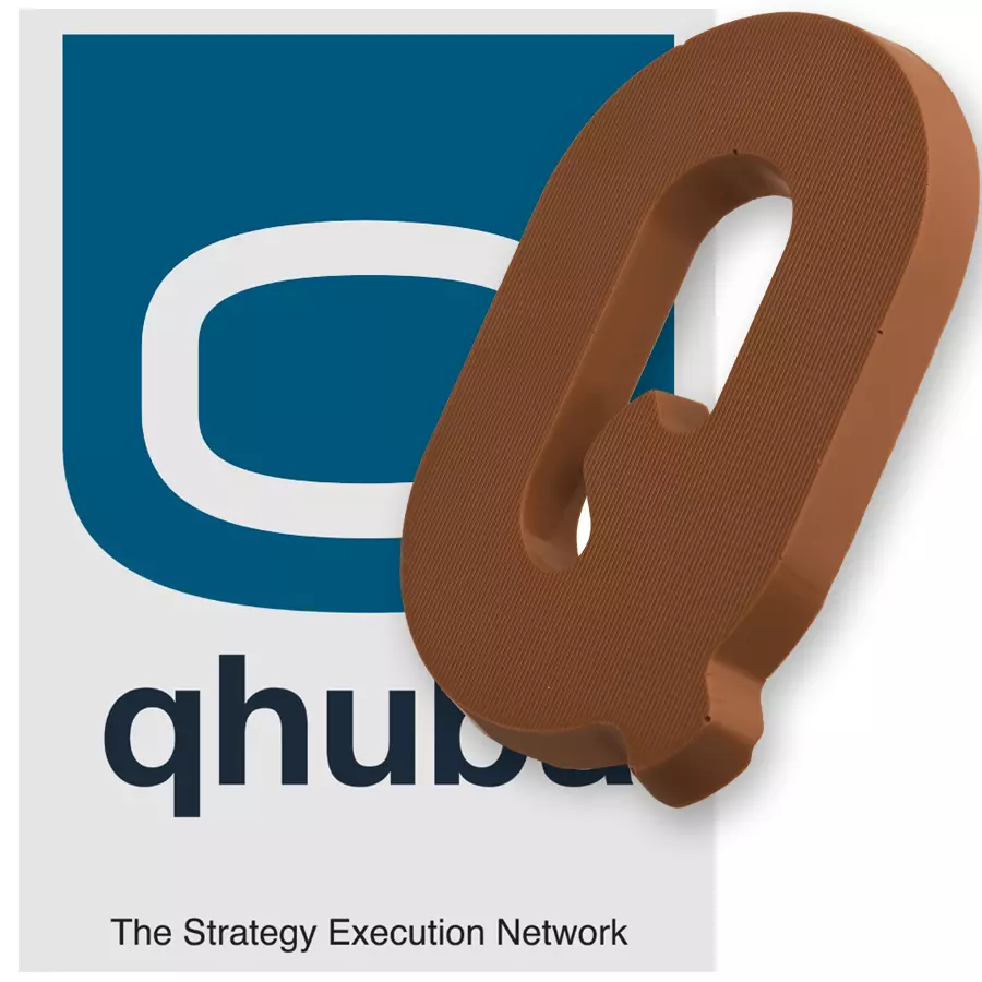 Chocoladeletter MELK bedrukte doos