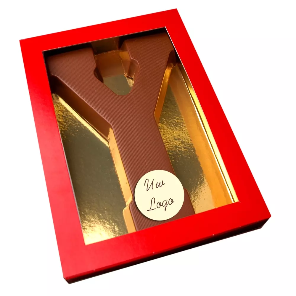 Letter Y met logo melk